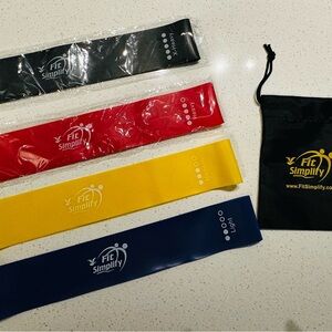 Fit Simplify Resistance Bands Set with Pouch